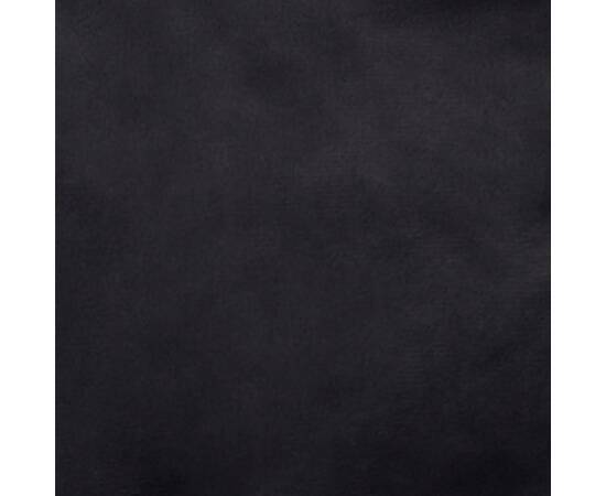 Pat pentru câini, negru, 69x59x19 cm, pluș/piele ecologică, 3 image