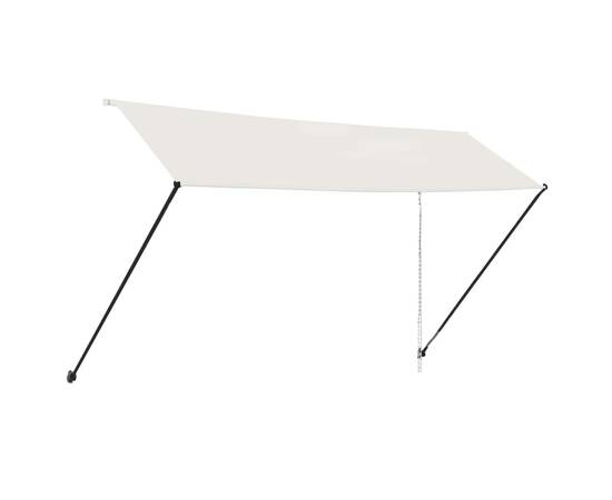 Copertină retractabilă cu led, crem, 400 x 150 cm, 4 image