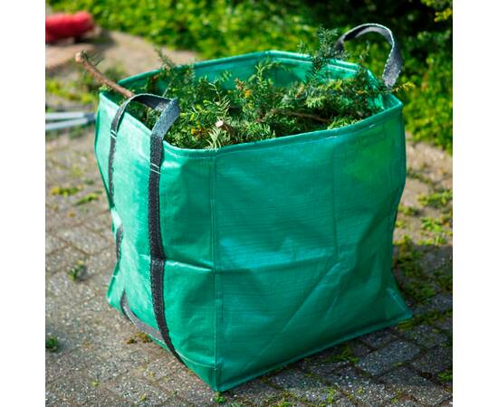 Nature sac de deșeuri pentru grădină, verde, 252 l, pătrat, 6072405, 4 image
