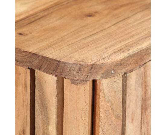 Noptieră, 40x30x50 cm, lemn masiv de acacia, 2 image