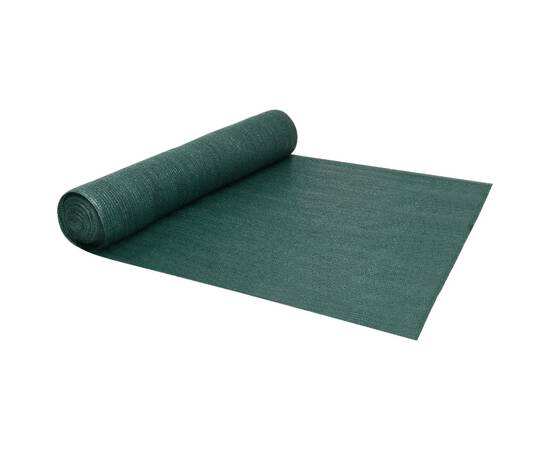 Plasă protecție intimitate, 1,2x50 m, verde, hdpe, 150 g/m²