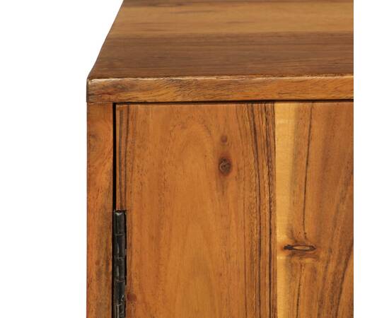 Servantă, lemn masiv de acacia, 115 x 30 x 70 cm, maro, 5 image