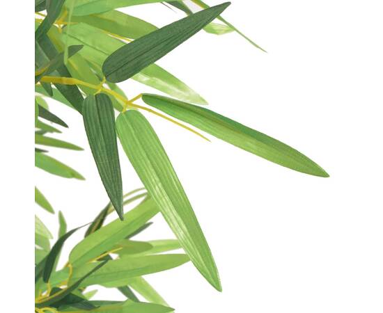 Bambus artificial cu ghiveci 120 cm, verde, 2 image