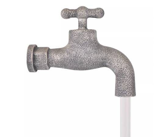 Decor cu apă curgătoare, robinet și găleți, polirășină, 4 image