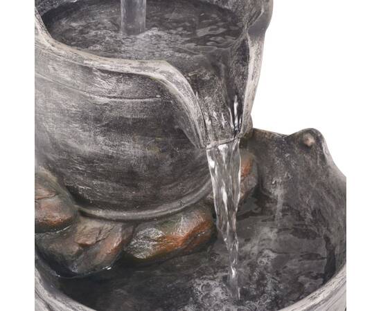 Decor cu apă curgătoare, robinet și găleți, polirășină, 5 image