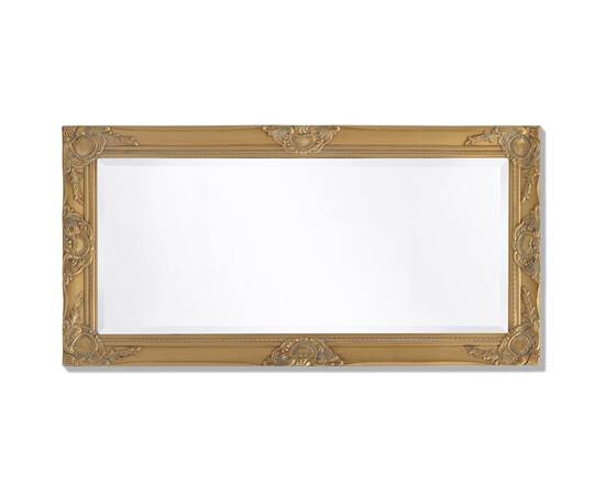 Oglindă de perete în stil baroc, 100 x 50 cm, auriu, 5 image