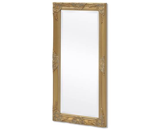 Oglindă de perete în stil baroc, 100 x 50 cm, auriu, 4 image