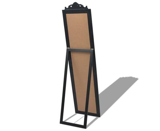 Oglindă verticală în stil baroc 160 x 40 cm negru, 4 image