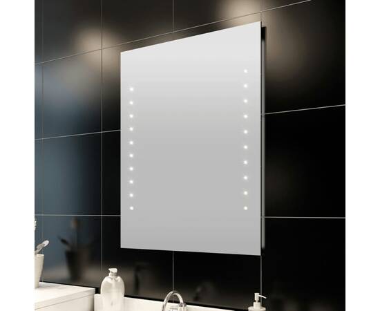 Oglinda de baie cu lumina  led 60 x 80 cm