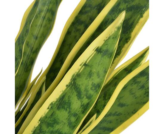Plantă artificială limba-soacrei cu ghiveci, 90 cm, verde, 2 image