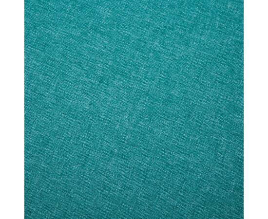 Canapea în formă de l, verde, 186x136x79 cm, tapițerie textilă, 3 image