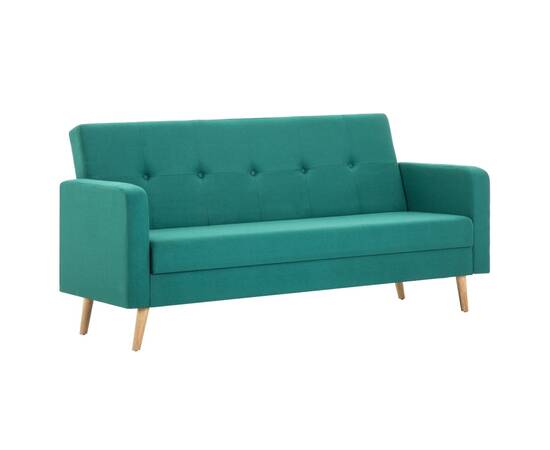 Canapea din material textil verde, 2 image