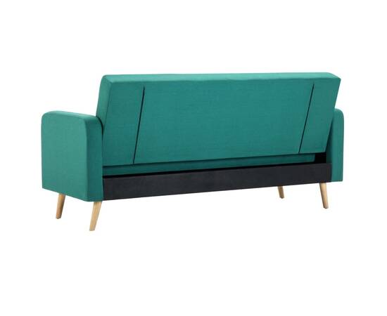Canapea din material textil verde, 8 image