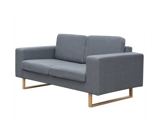 Set canapele pentru 2 și 3 persoane gri deschis, 2 image
