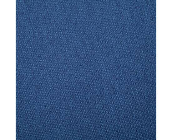 Canapea cu 2 locuri, albastru, material textil, 3 image