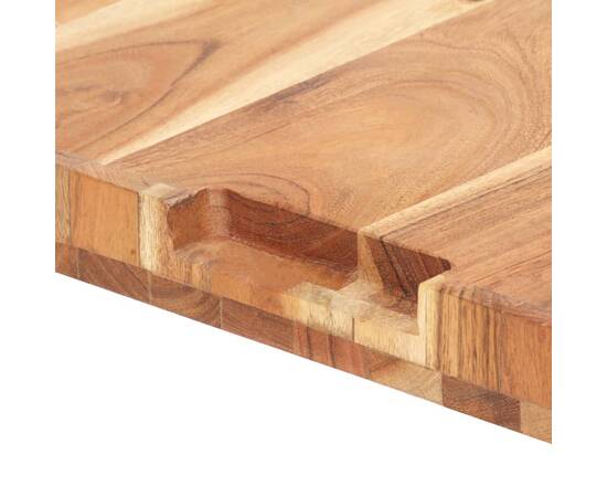 Placă de tocat, 40x30x4 cm, lemn masiv de acacia, 5 image