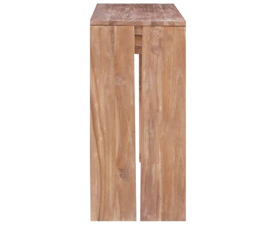 Masă consolă, 110 x 35 x 75 cm, lemn masiv de tec, 4 image