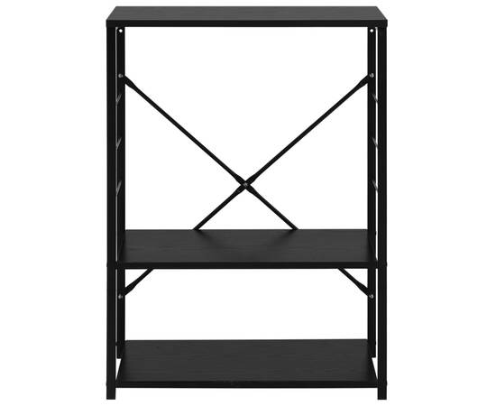 Dulap cuptor microunde, negru, 60 x 39,6 x 79,5 cm, pal, 3 image
