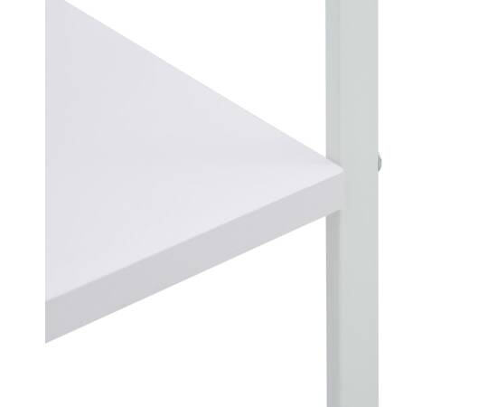 Dulap pentru cuptor de microunde, alb, 60 x 39,6 x 123 cm, pal, 6 image
