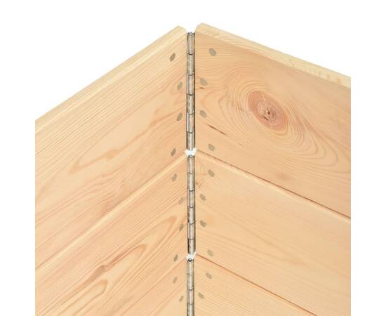 Straturi înălțate, 3 buc., 50 x 150 cm, lemn masiv de pin, 5 image