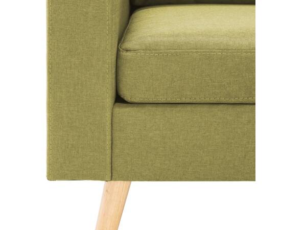 Set de canapele, 2 piese, verde, material textil, 9 image