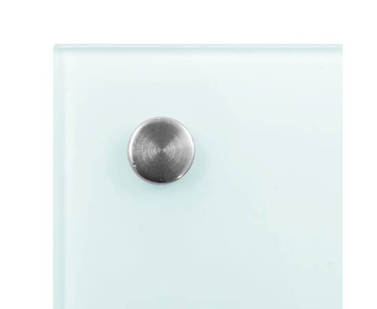 Panou antistropi bucătărie, alb, 90x50 cm, sticlă securizată, 4 image