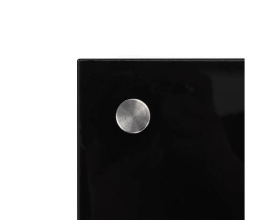 Panou antistropi bucătărie, negru, 70x50 cm, sticlă securizată, 5 image