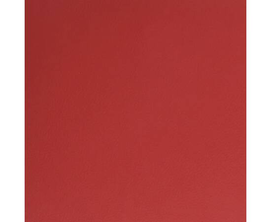 Taburet de masaj, roșu vin, piele ecologică, 2 image