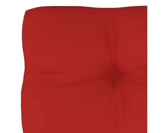Pernă pentru canapea din paleți, roșu, 80 x 40 x 12 cm, 3 image