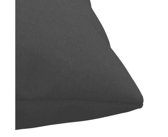 Perne decorative, 4 buc., negru, 40 x 40 cm, material textil, 5 image