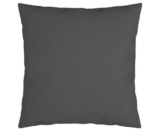 Perne decorative, 4 buc., negru, 40 x 40 cm, material textil, 2 image