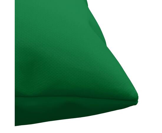 Perne decorative, 4 buc., verde, 40 x 40 cm, material textil, 5 image