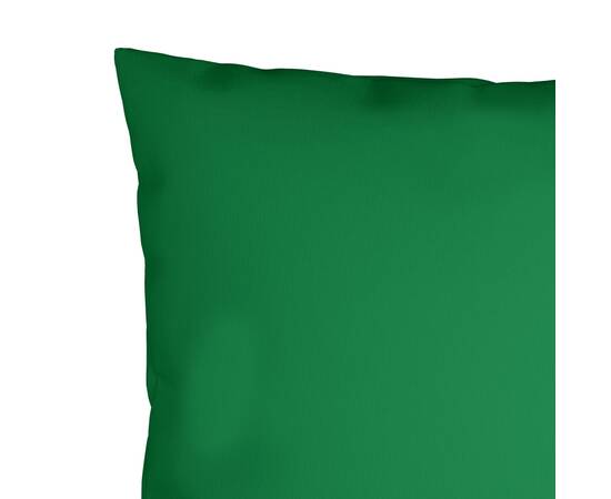 Perne decorative, 4 buc., verde, 40 x 40 cm, material textil, 4 image