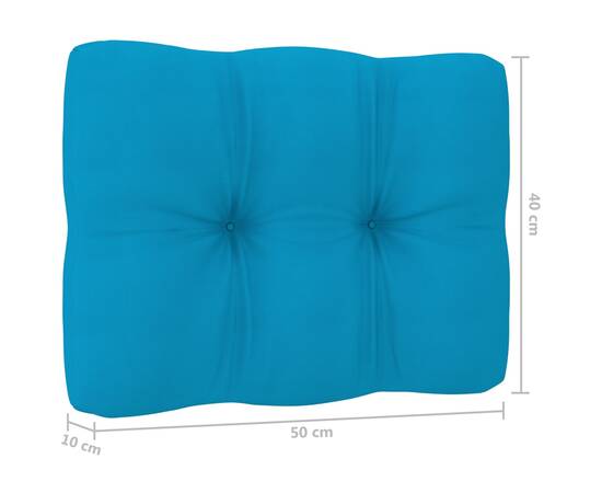 Perne pentru canapea din paleți, 2 buc., albastru, 10 image