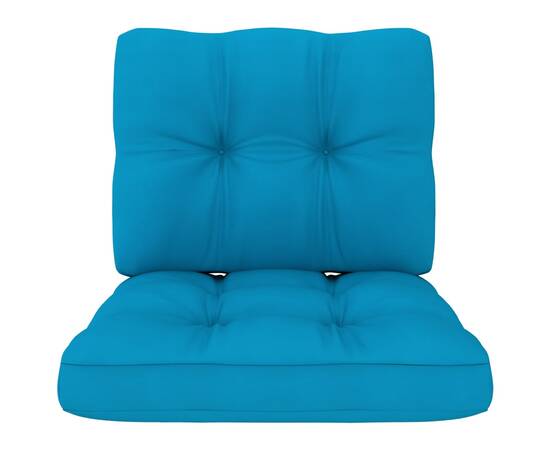 Perne pentru canapea din paleți, 2 buc., albastru, 3 image