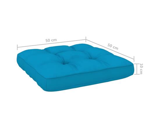 Perne pentru canapea din paleți, 2 buc., albastru, 11 image