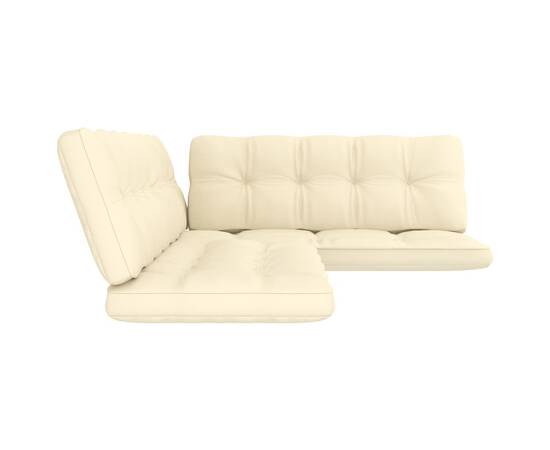 Perne pentru canapea din paleți, 5 buc., crem, 3 image