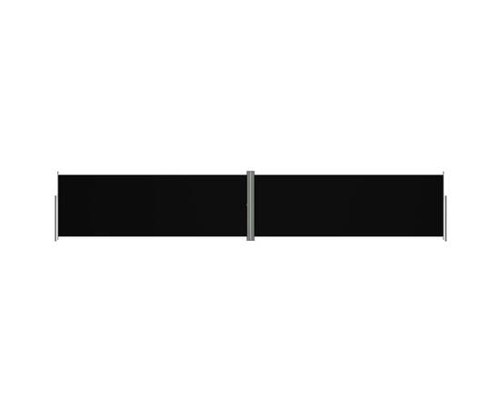 Copertină laterală retractabilă, negru, 180x1000 cm, 2 image