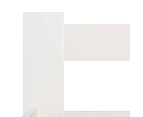 Cadru de pat, alb, 120 x 200 cm, lemn masiv de pin, 5 image