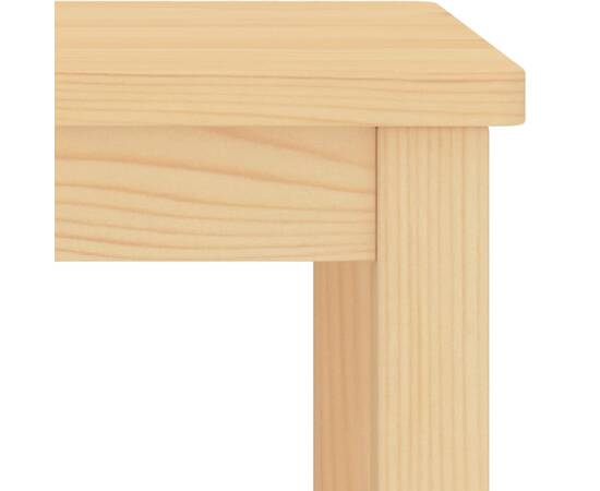 Noptieră, lemn deschis, 35 x 30 x 47 cm, lemn masiv de pin, 4 image