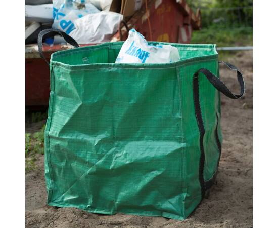 Nature sac de deșeuri pentru grădină, verde, 325 l, pătrat, 6072401, 5 image