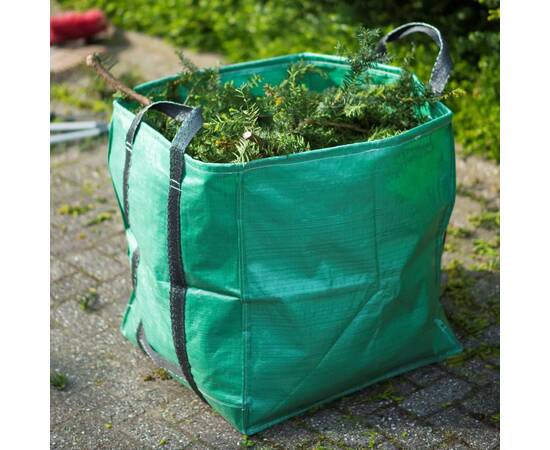 Nature sac de deșeuri pentru grădină, verde, 325 l, pătrat, 6072401, 4 image