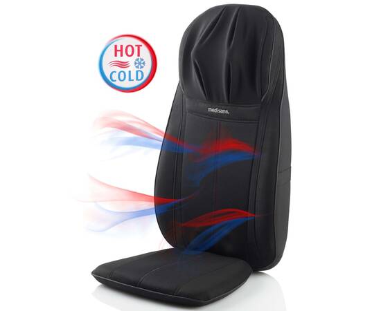 Medisana pernă de scaun pentru masaj cald & rece mc 828 negru, 10 image
