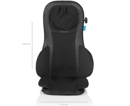 Medisana pernă de scaun pentru masaj mcg 820, negru, 6 image