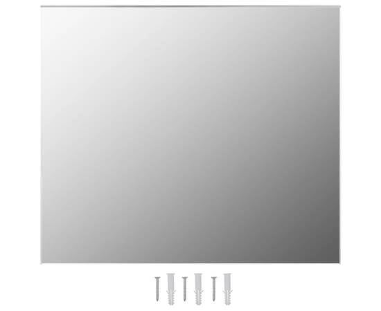 Oglindă fără ramă, 80x60 cm, sticlă, 2 image