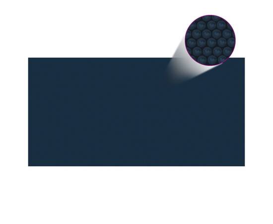 Folie solară plutitoare piscină, 400x200, pe, negru/albastru, 3 image