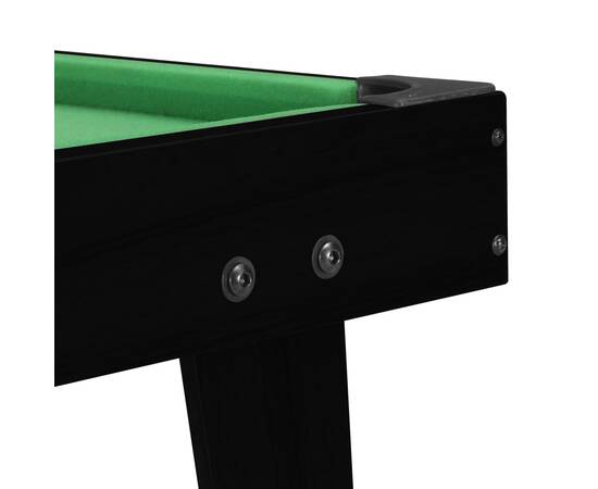 Mini masă de biliard, 3 picioare, negru & verde 92 x 52 x 19 cm, 6 image