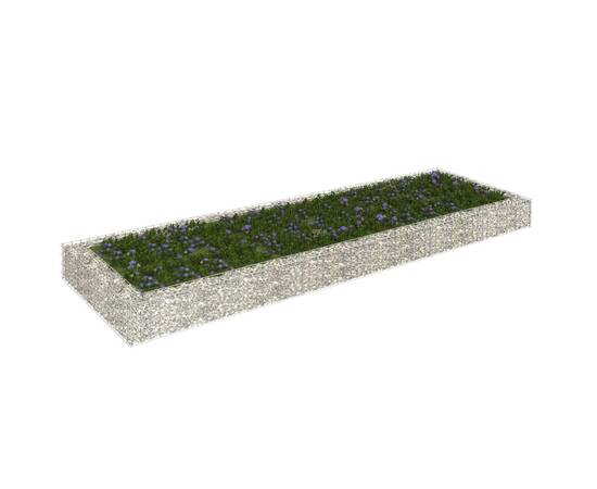 Strat înălțat de gabion, 300x100x20 cm, oțel galvanizat