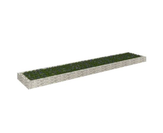 Strat înălțat de gabion, 500x100x20 cm, oțel galvanizat