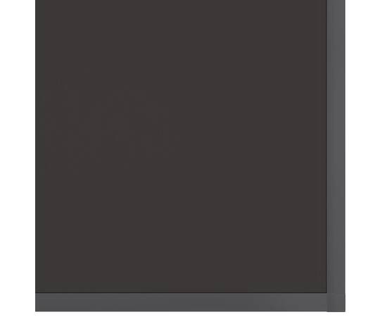 Masă consolă,negru, 160x35x75,5 cm, sticlă securizată, 6 image